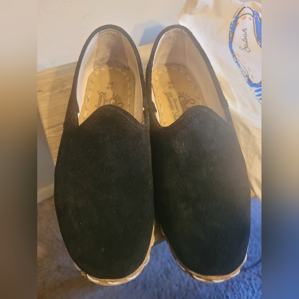 Sabah shoes sz 41 (9-9.5 US mens), Black suede